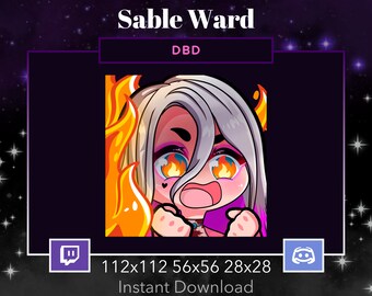 Sable Ward Rage, Angry DBD, Bundle Twitch, Discord. Dead By DayLight, Horror, Scary, Stream