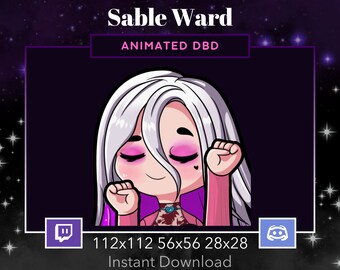 Sable Ward Dance DBD Animated Emote Twitch, Discord. Dead By DayLight, Horror, Scary, Stream