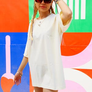 Volle Baumwolle Oversize T-Shirt: Unisex Basic Tee