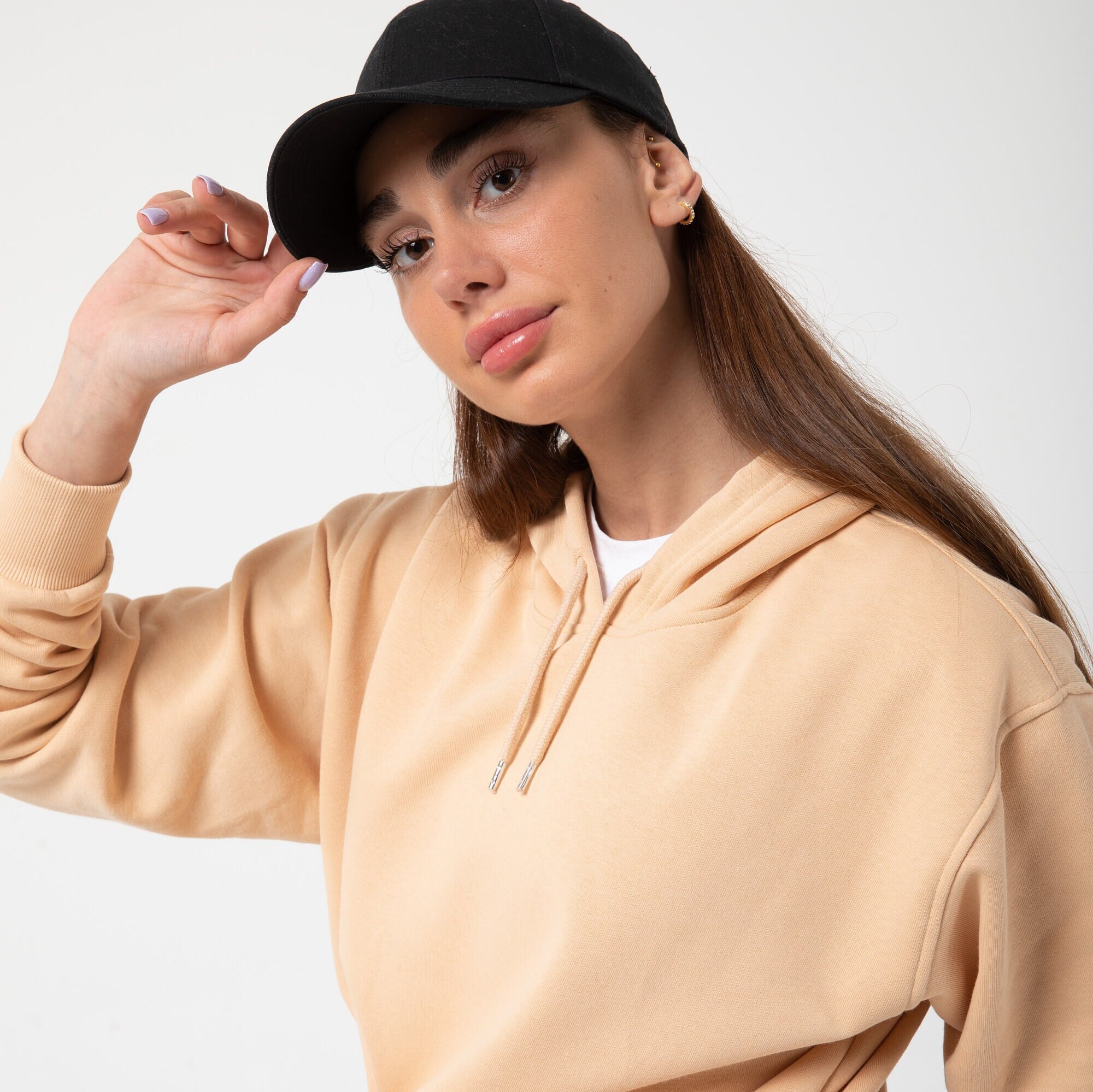 Camel color hoodie sale