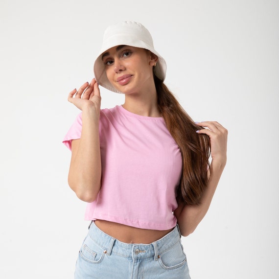 Acquista T-shirt estiva da donna nuova tinta unita girocollo T-shirt ampia a maniche corte in Italia a partire da 30