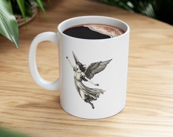 Tasse en céramique Ange Celeste, 11 oz