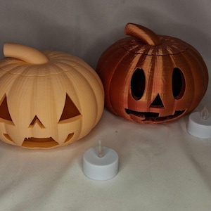6&quot; Cute Jack-o-lantern, Halloween decor, Light up Pumpkins, Medium