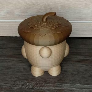 Acorn Trinket Container, Secret Stash Keeper