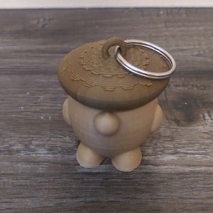 Acorn Keychain Container