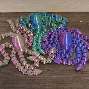 Whimsical Articulated Octopus,