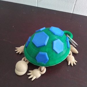 turtle keychain container