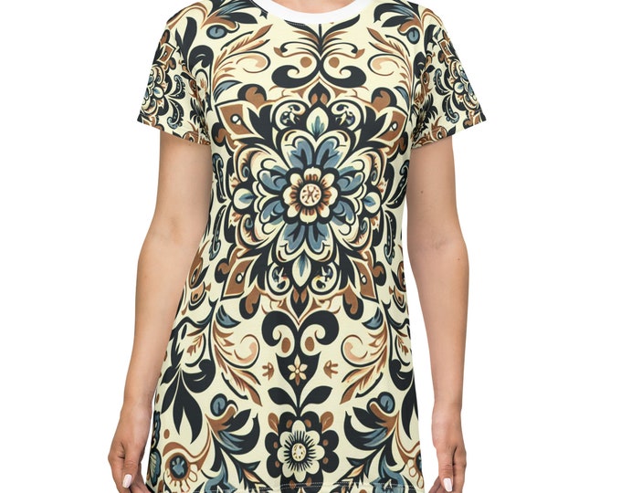 All-Over-Print T-Shirt Dress: Stand Out in Style