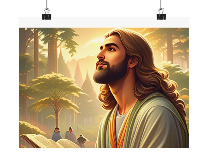 Jesus Matte Horizontal Posters