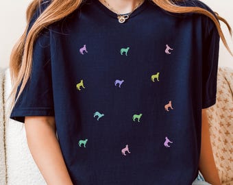 Trendy Gepard Grafik T-Shirt, Tierdruck Shirt, Boho Damen T-Shirt, Wildtier Shirt, Gepard Geschenke, Leopard Shirt, Retro Teenager Mädchen Geschenke