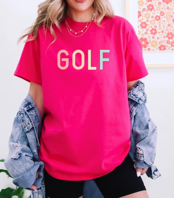 Preppy Golf Shirt, Preppy Golfing Graphic Tee, Trendy Golfer Gifts