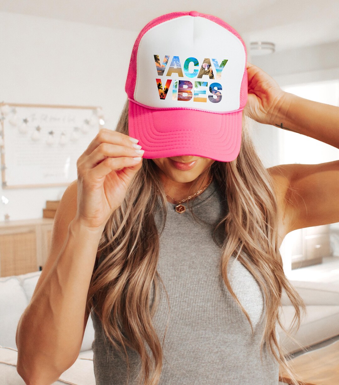 Pink glitter playboy bunny hat visor rave festival sun baseball cap beach river unbranded | Accessories | Pink Barbie Crystal Hologram Sun  main image 2