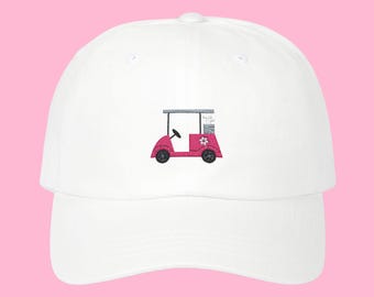 Cappelli da golf ricamati da donna, grazioso berretto da golf da donna, cappello da golf da camionista, abbigliamento estivo da golf, abbigliamento da squadra di golf, accessori da golf da donna