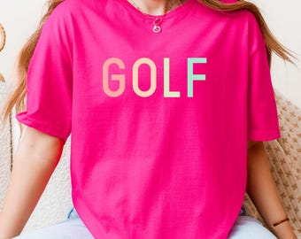 Womens Golf Tshirt | Golf Gift Ideas | Ladies Golf Style | Golf Apparel | Golf Coach Gift