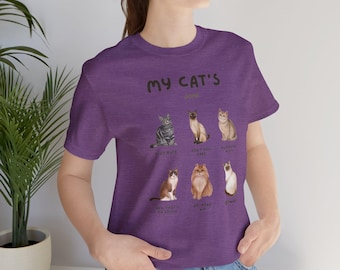 Funny Cat Names T-Shirt: Quirky Cat Lover Gift