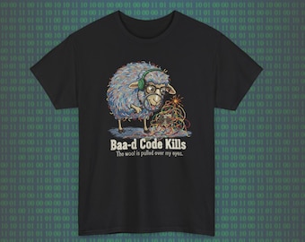 Debugging Sheep T-Shirt: Funny Programmer Gift for Coders