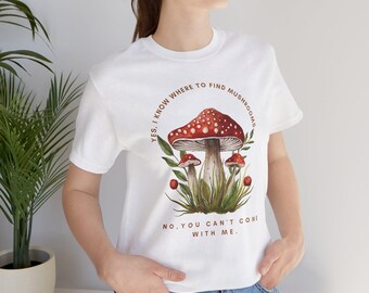 Camiseta divertida de recolector de hongos: regalo para los amantes de la naturaleza