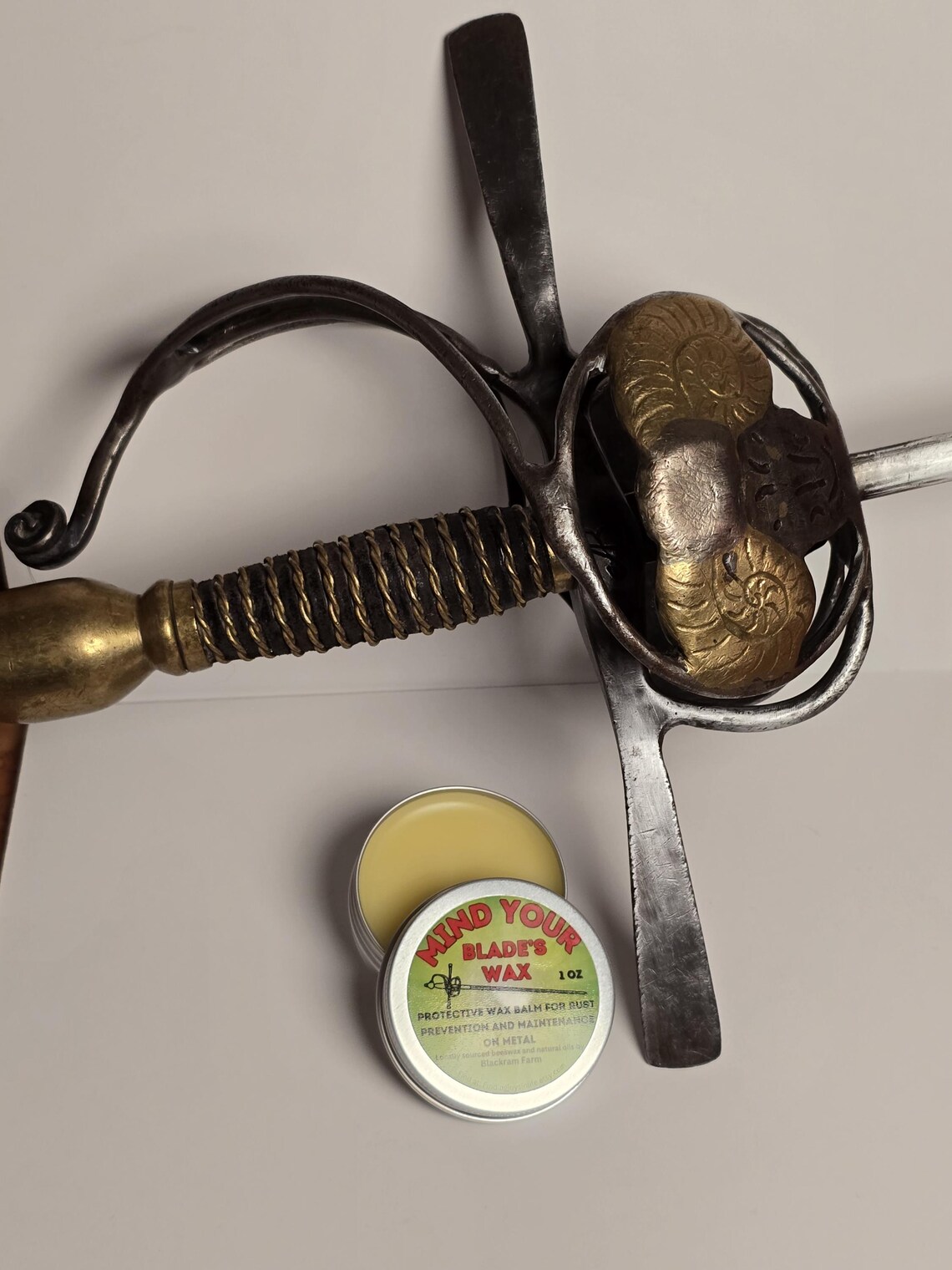 Rusty Rapier Handmade Rapier Rust Prevention Wax: HEMA Sword Care Balm, Mind Your ...