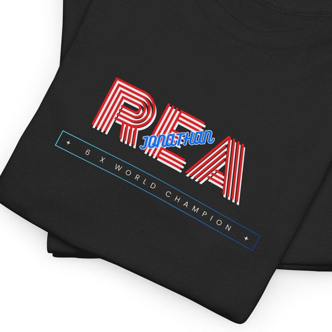 れいです。 ジョナサン・レイ スーパーバイクTシャツ：世界チャンピオン6回 - Etsy