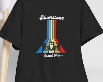 Retro F1 tshirt: British Grand Prix, Silverstone