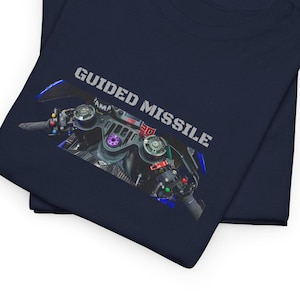 MotoGP T-Shirt, Yamaha: &quot;Guided Missile&quot; (Handlebars Colour)
