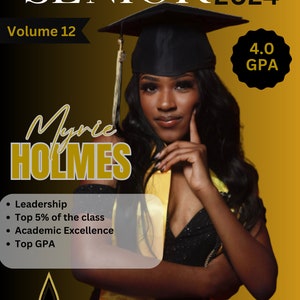 Graduation magazine cover
