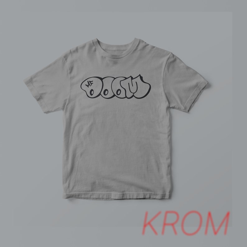 MF Doom T-shirt design de MF Doom T-shirt Madvillain Metal Face Marchandise MF Doom Oversize Doomsday T-shirt vintage années 90 image 4