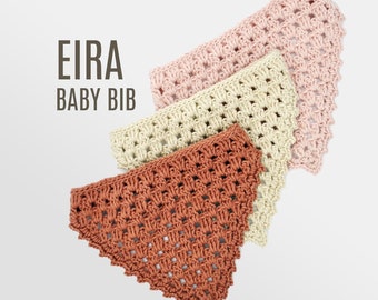 Eira Baby Bib - PDF Crochet pattern