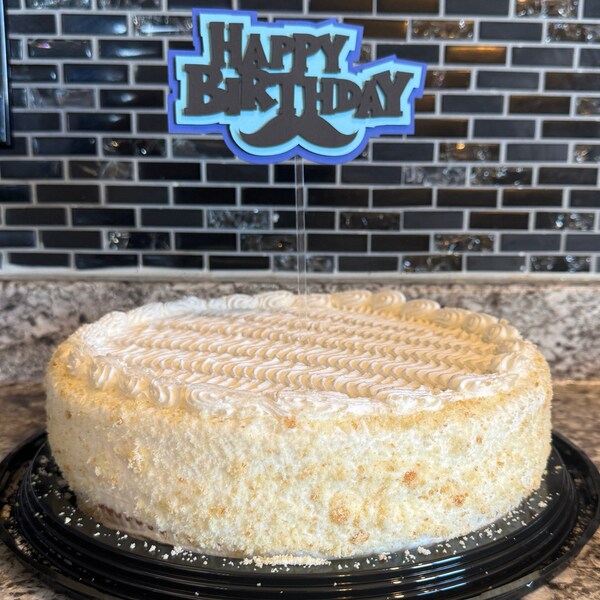 Mustache Cake - Etsy