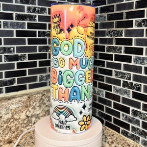Christian Tumbler Jesus Water Bottle Christian Gifts Christian Cup Religious Gifts God Cup Christian Coffee Travel Cup