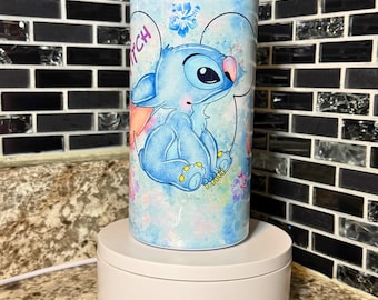 Stitch Tumbler for Kids: 12oz Stainless Steel Water Bottle