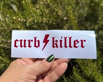 Curb Killer Vinyl Decal – Funny Car Bumper Sticker