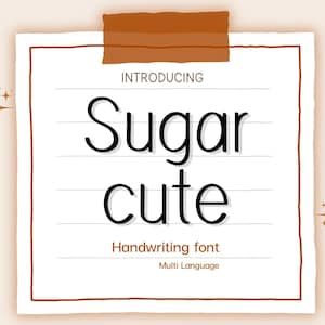 Handwriting font, Handwritten font, Neat font, Goodnotes font, Planner font, Cute font, Note taking font, iPad font, Study notes font, Fonts