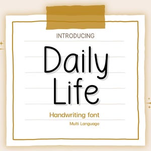 Handwriting font, Handwritten font, Neat font, Goodnotes font, Planner font, Cute font, Note taking font, iPad font, Study notes font, Fonts