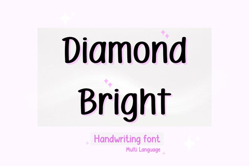 Handwrite Diamond Handwriting Font, Handwritten Font, Goodnotes Font, Cute Font, Neat ...