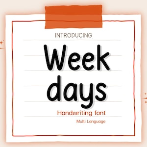Handwriting font, Handwritten font, Neat font, Goodnotes font, Planner font, Cute font, Note taking font, iPad font, Study notes font, Fonts