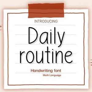 Handwriting font, Handwritten font, Neat font, Goodnotes font, Planner font, Cute font, Note taking font, iPad font, Study notes font, Fonts
