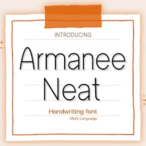 Handwriting font, Handwritten font, Neat font, Goodnotes font, Planner font, Cute font, Note taking font, iPad font, Study notes font, Fonts