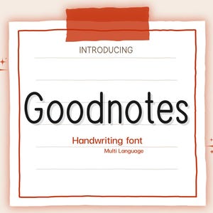 Handwriting font, Handwritten font, Neat font, Goodnotes font, Planner font, Cute font, Note taking font, iPad font, Study notes font, Fonts
