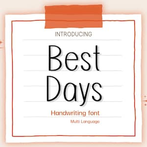 Handwriting font, Handwritten font, Neat font, Goodnotes font, Planner font, Cute font, Note taking font, iPad font, Study notes font, Fonts