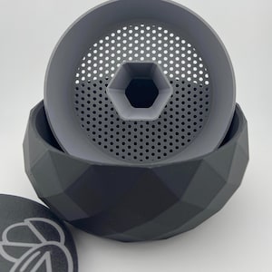 Bol pistache imprimé en 3D avec rangement pour coquillages