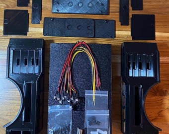CEN Ford F450 Flatbed COMPLETE Kit | Screws, Magnets & LED Lights Included | 1/10 Scale Rc Crawler | Knight Customs