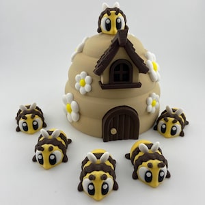 Articulated Bumblebees With Bee Hive