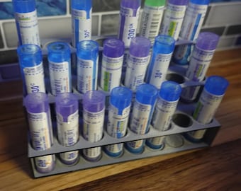 Homeopathic 3 Stack Organizer with Drawer | Medicine Organizer | Remedy Storage