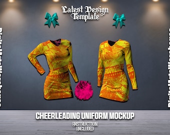 Cheerleading Uniform Mockup