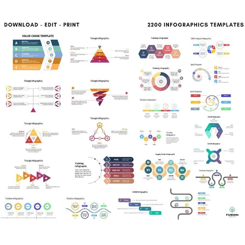 10,000 Infographics PowerPoint Templates Bundle for Business & Learning image 4