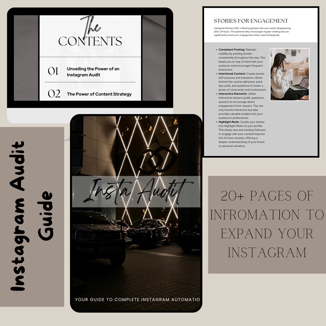 Instagram Audit Mastery Guide With Master Resell Rights (MRR) and ...