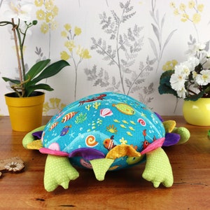 Stuffed Turtle Pdf Sewing Pattern & Tutorial, Plushie Pattern and ...