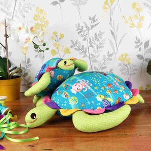 Soft Turtle Sewing Patterns, Soft Toy Pdf Sewing Pattern and Tutorial ...