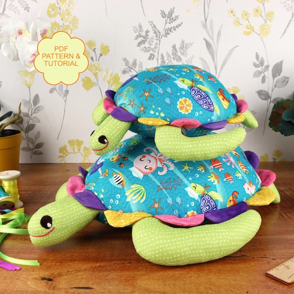 Turtle Sewing Pattern - Etsy